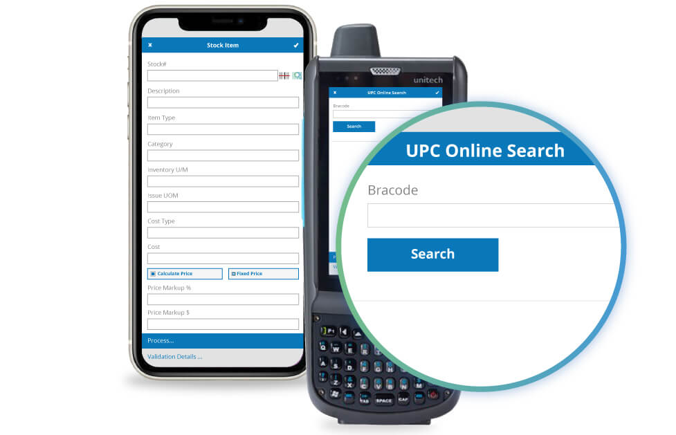 UPC Barcode Inventory Lookup