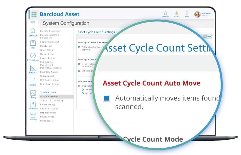 asset tracking cycle count