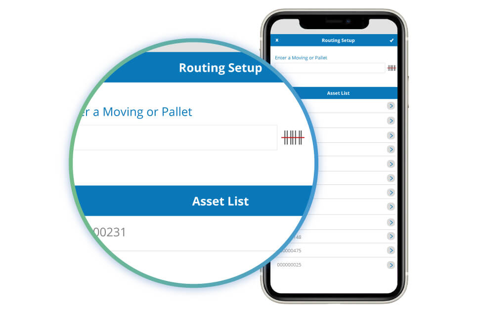 asset tracking routing