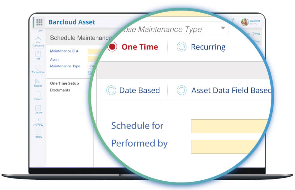 asset tracking schedule maintenance image