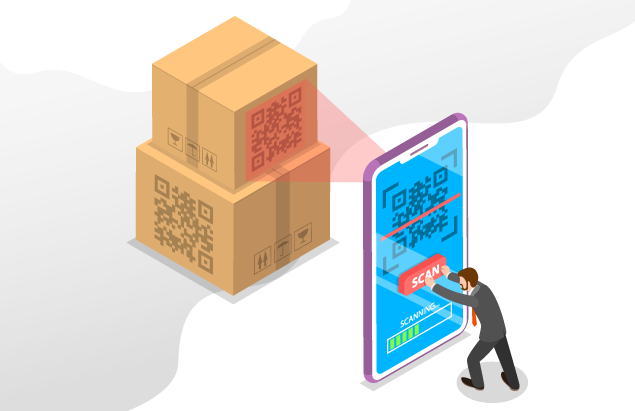 QR code. Quick Response code. Marketing and inventory management