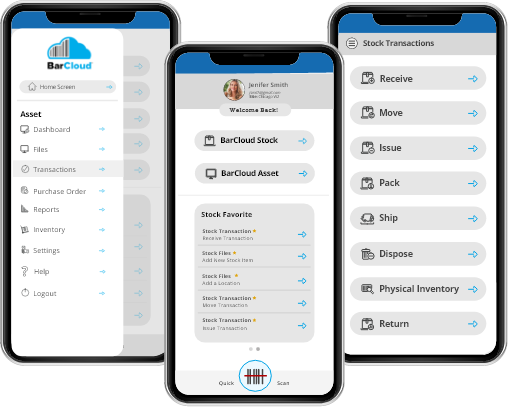 our inventory system and asset tracking mobile app