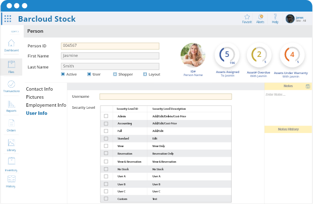 configurable inventory system