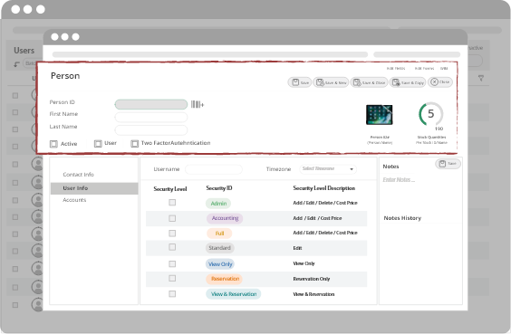 enterprise users person details