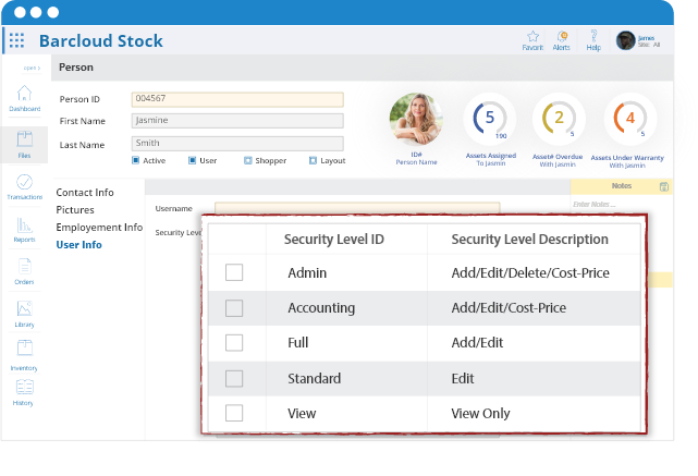 administrative inventory software users