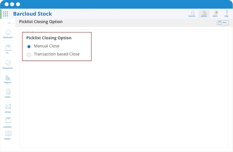 Inventory-picklist-System-Configuration-Settings