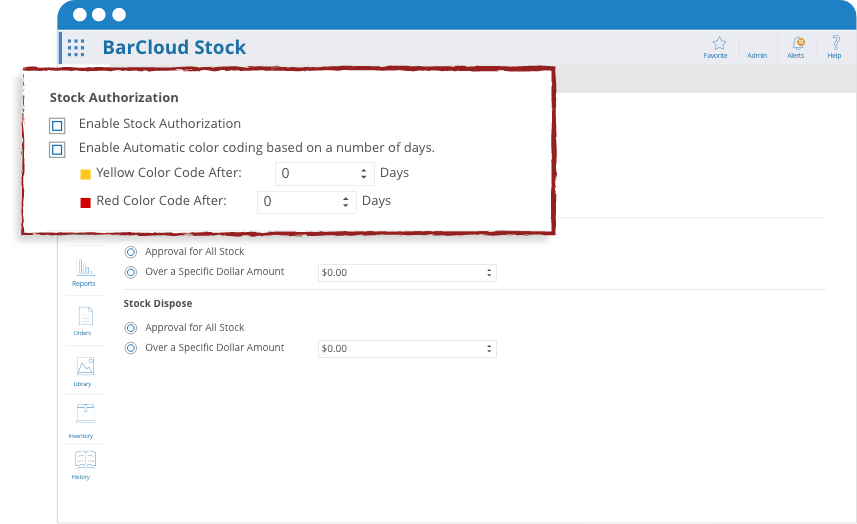 Setting-Up-the-Inventory-Authorization-Section